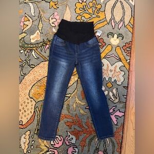LoveSOHO maternity jeans with stretch waistband
